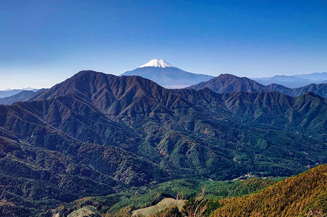 Private guided tour from Kawaguchiko into deep rural Yamanashi with Mt Fuji views, forest landscapes, and mountain valleys in Japan